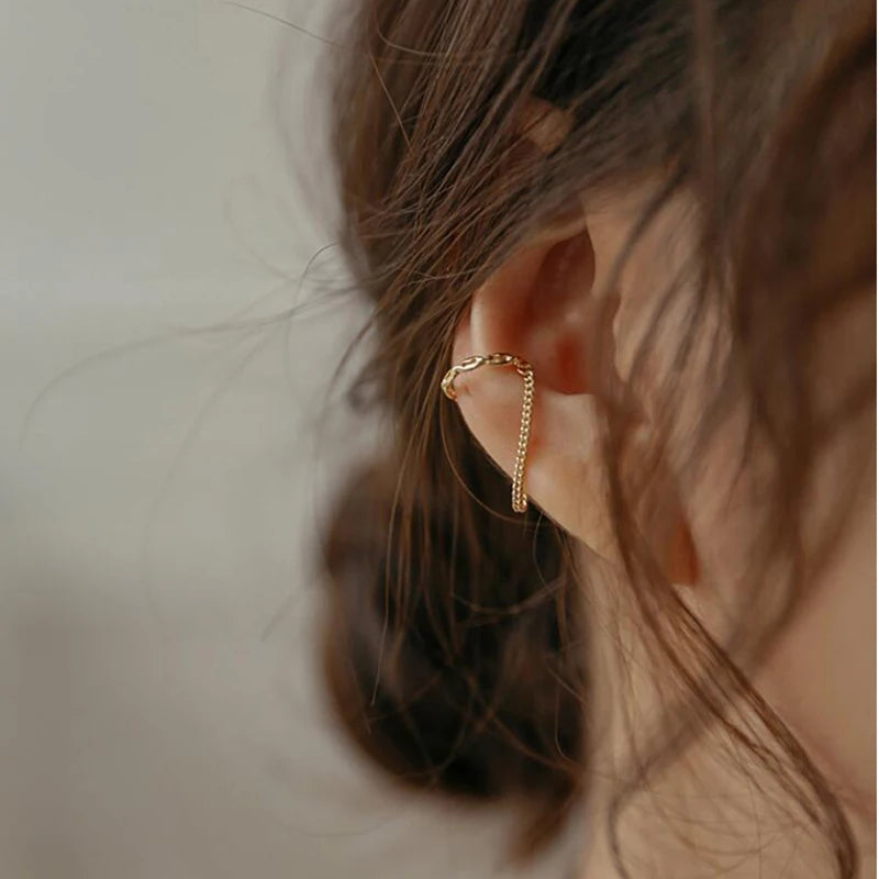 1 Pc 2025 Fashion Minilist No Piercing Ear Cuff Earrings for Woman