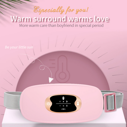 Electric Heating Menstrual Vibration Pad Belt For Period Pain Relief