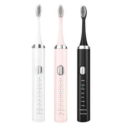 Electric Sonic Toothbrush USB Rechargeable Adult 360 Days Long Battery