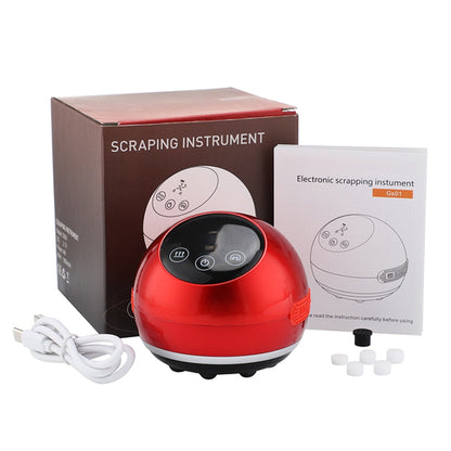 Electric Cupping Massager Vacuum Suction Cups Red Light Anti Cellulite